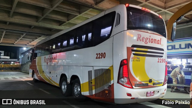 Viação Regional 2290 na cidade de Feira de Santana, Bahia, Brasil, por Fábio Paixão. Número da foto: #12607740.