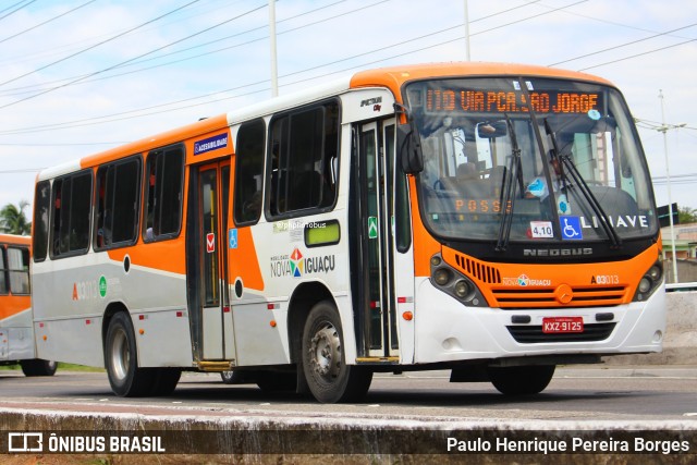 Linave Transportes A03013 na cidade de Nova Iguaçu, Rio de Janeiro, Brasil, por Paulo Henrique Pereira Borges. Número da foto: #12608851.