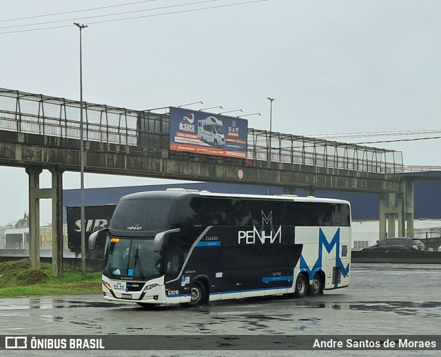 Empresa de Ônibus Nossa Senhora da Penha 63015 na cidade de Garuva, Santa Catarina, Brasil, por Andre Santos de Moraes. Número da foto: #12607170.