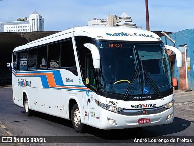 VUSC - Viação União Santa Cruz 2990 na cidade de Porto Alegre, Rio Grande do Sul, Brasil, por André Lourenço de Freitas. Número da foto: #12607549.