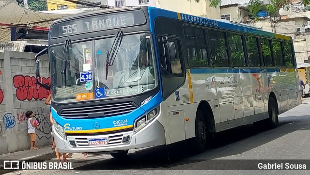 Transportes Futuro C30224 na cidade de Rio de Janeiro, Rio de Janeiro, Brasil, por Gabriel Sousa. Número da foto: #12607918.