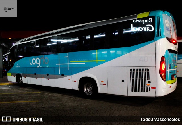 Log Rio Transporte e Turismo 401 na cidade de Queluz, São Paulo, Brasil, por Tadeu Vasconcelos. Número da foto: #12608789.