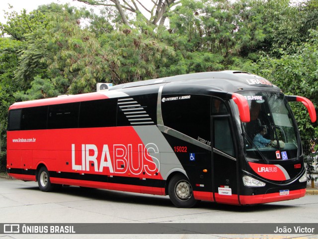 Lirabus 15022 na cidade de São Paulo, São Paulo, Brasil, por João Victor. Número da foto: #12608432.