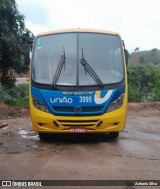 Viação União 3095 na cidade de Muriaé, Minas Gerais, Brasil, por Antonio Silva. Número da foto: #:id.
