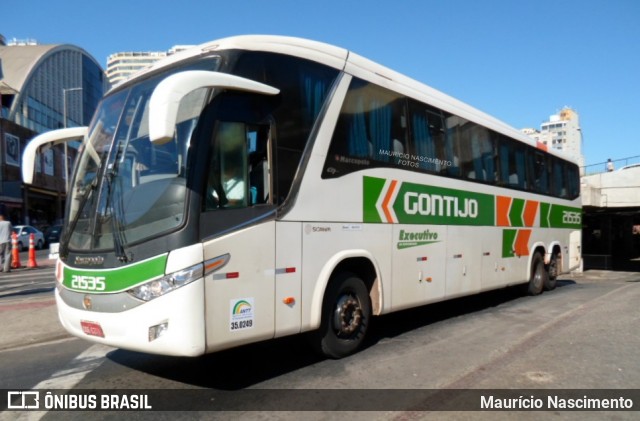 Empresa Gontijo de Transportes 21535 na cidade de Belo Horizonte, Minas Gerais, Brasil, por Maurício Nascimento. Número da foto: #12657985.