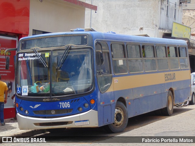 EDS Transportes 7006 na cidade de Vitória da Conquista, Bahia, Brasil, por Fabrício Portella Matos. Número da foto: #12657788.