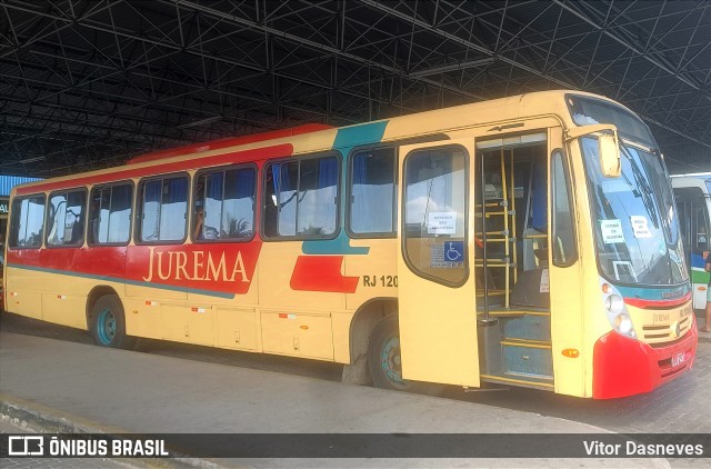 Auto Viação Jurema RJ 120.065 na cidade de Duque de Caxias, Rio de Janeiro, Brasil, por Vitor Dasneves. Número da foto: #12656844.