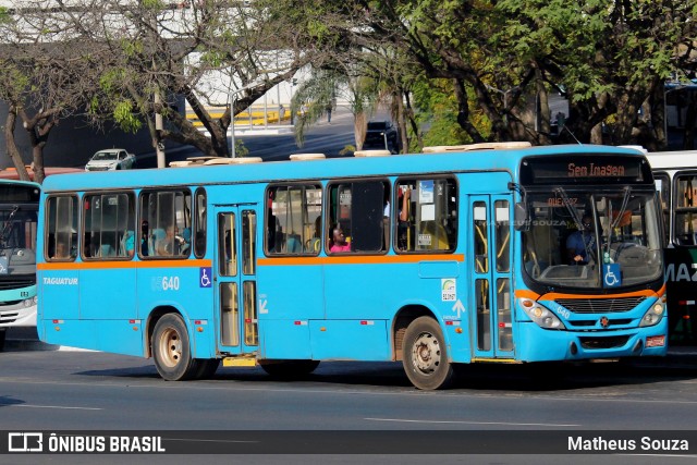 Taguatur - Taguatinga Transporte e Turismo 05640 na cidade de Brasília, Distrito Federal, Brasil, por Matheus Souza. Número da foto: #12658766.