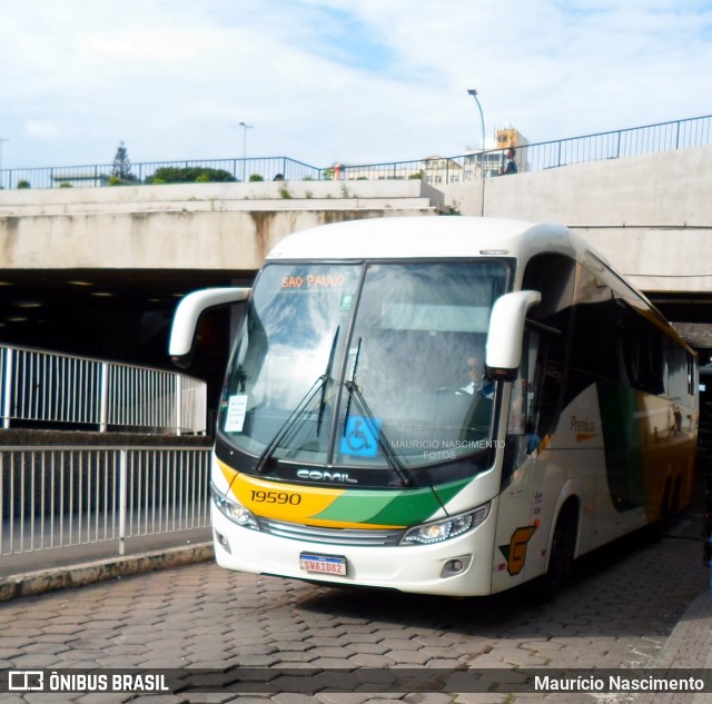 Empresa Gontijo de Transportes 19590 na cidade de Belo Horizonte, Minas Gerais, Brasil, por Maurício Nascimento. Número da foto: #12658098.