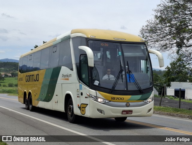 Empresa Gontijo de Transportes 18700 na cidade de Lorena, São Paulo, Brasil, por João Felipe. Número da foto: #12658445.