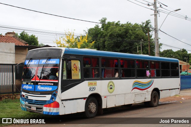 Cooperativa de Transporte Elseno Ko Che Ltda - Linea 101 829 na cidade de Caacupé, Cordillera, Paraguai, por José Paredes. Número da foto: #12656835.