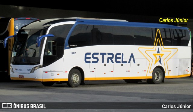 Viação Estrela 1407 na cidade de Goiânia, Goiás, Brasil, por Carlos Júnior. Número da foto: #12658497.