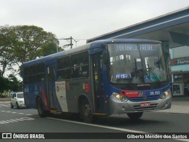 Vipol Transportes Rodoviários - TIPBUS - Transportes Intermunicipal 36.155 na cidade de São Paulo, São Paulo, Brasil, por Gilberto Mendes dos Santos. Número da foto: #12656308.