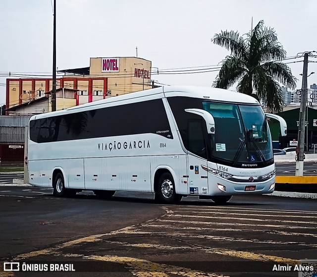 Viação Garcia 8164 na cidade de Londrina, Paraná, Brasil, por Almir Alves. Número da foto: #12657505.