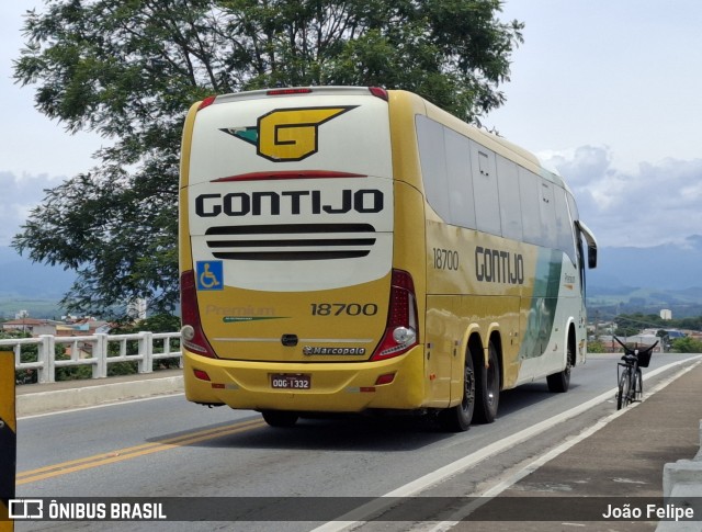 Empresa Gontijo de Transportes 18700 na cidade de Lorena, São Paulo, Brasil, por João Felipe. Número da foto: #12658453.