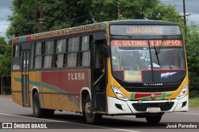 TLGSA - Transporte Loma Grande S.A. - Línea 132 > Transporte LomaGrandense S.A. 1271 na cidade de Ypacaraí, Central, Paraguai, por José Paredes. Número da foto: #12657635.