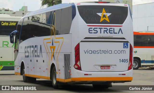 Viação Estrela 1405 na cidade de Goiânia, Goiás, Brasil, por Carlos Júnior. Número da foto: #12657537.