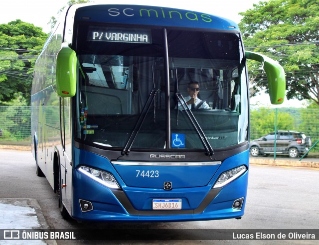 SC Minas Transportes 74423 na cidade de Alfenas, Minas Gerais, Brasil, por Lucas Elson de Oliveira. Número da foto: #12659348.