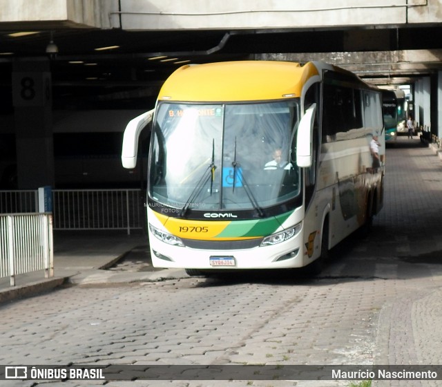 Empresa Gontijo de Transportes 19705 na cidade de Belo Horizonte, Minas Gerais, Brasil, por Maurício Nascimento. Número da foto: #12658125.