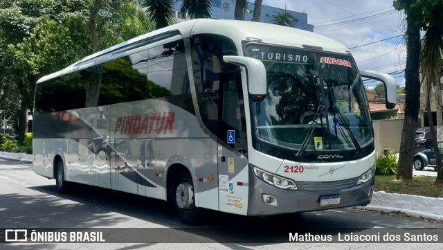 Pindatur Transporte e Turismo 2120 na cidade de Taubaté, São Paulo, Brasil, por Matheus  Loiaconi dos Santos. Número da foto: #12658703.