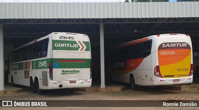 Empresa Gontijo de Transportes 21145 na cidade de São João Evangelista, Minas Gerais, Brasil, por Ronnie Damião. Número da foto: #12656720.