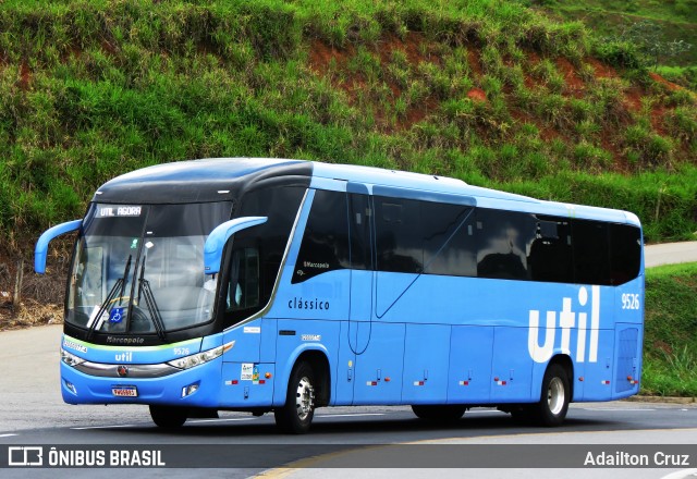 UTIL - União Transporte Interestadual de Luxo 9526 na cidade de Aparecida, São Paulo, Brasil, por Adailton Cruz. Número da foto: #12658529.