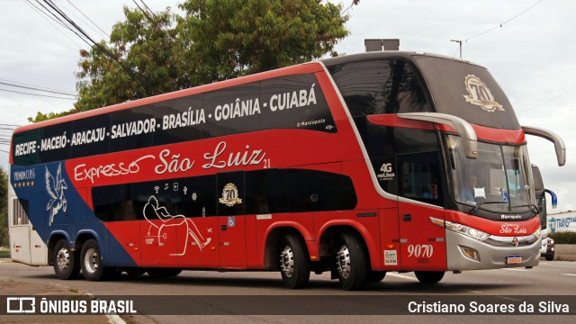 Expresso São Luiz 9070 na cidade de São Paulo, São Paulo, Brasil, por Cristiano Soares da Silva. Número da foto: #12658432.