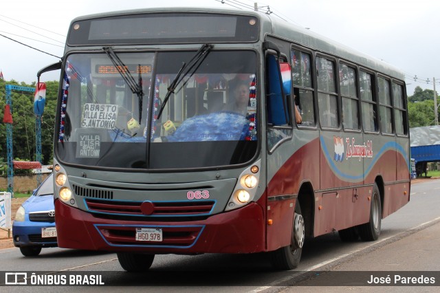 Empresa de Transporte La Caacupeña S.A. 063 na cidade de Caacupé, Cordillera, Paraguai, por José Paredes. Número da foto: #12657560.