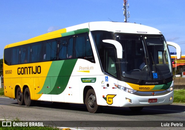 Empresa Gontijo de Transportes 18550 na cidade de Resende, Rio de Janeiro, Brasil, por Luiz Petriz. Número da foto: #12656688.