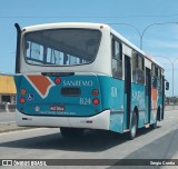 Viação Sanremo 824 na cidade de Vila Velha, Espírito Santo, Brasil, por Sergio Corrêa. Número da foto: #12656937.
