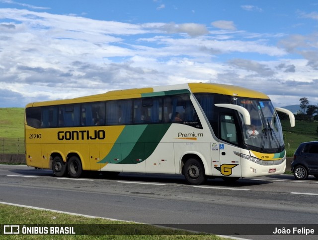 Empresa Gontijo de Transportes 21710 na cidade de Lorena, São Paulo, Brasil, por João Felipe. Número da foto: #12660956.