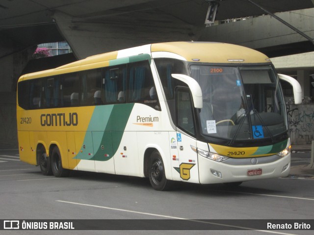 Empresa Gontijo de Transportes 21420 na cidade de Belo Horizonte, Minas Gerais, Brasil, por Renato Brito. Número da foto: #12661391.
