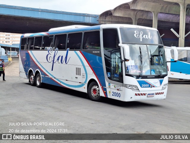 Efal - Expresso Faxinalense Ltda. 2000 na cidade de Porto Alegre, Rio Grande do Sul, Brasil, por JULIO SILVA. Número da foto: #12660004.