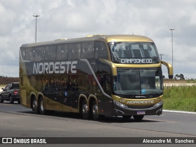 Expresso Nordeste 6191 na cidade de General Carneiro, Paraná, Brasil, por Alexandre M.  Sanches. Número da foto: #12661242.