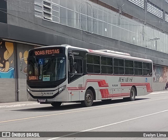 Viação Resendense RJ 192.018 na cidade de Volta Redonda, Rio de Janeiro, Brasil, por Evelyn Lima. Número da foto: #12661213.