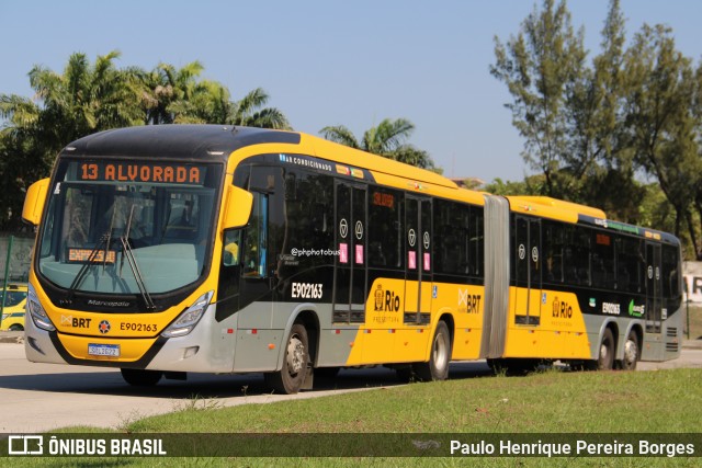 Mobi Rio E902163 na cidade de Rio de Janeiro, Rio de Janeiro, Brasil, por Paulo Henrique Pereira Borges. Número da foto: #12661695.
