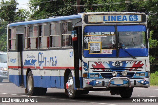 Empresa De Transporte Avay - Linea 63 01 na cidade de Ypacaraí, Central, Paraguai, por José Paredes. Número da foto: #12660762.