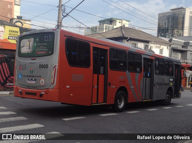 Viação Osasco 0905 na cidade de Osasco, São Paulo, Brasil, por Rafael Lopes de Oliveira. Número da foto: #12659658.