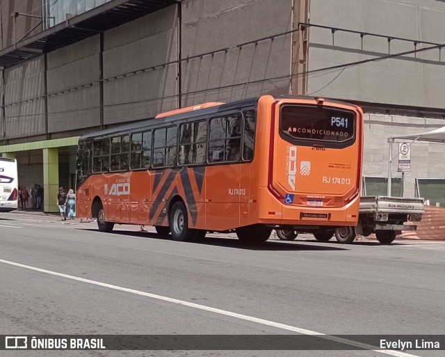 Viação Cidade do Aço RJ 174.013 na cidade de Volta Redonda, Rio de Janeiro, Brasil, por Evelyn Lima. Número da foto: #12661230.
