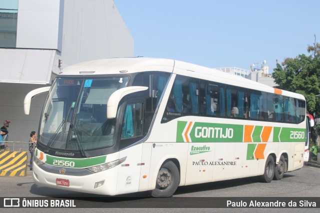 Empresa Gontijo de Transportes 21560 na cidade de Rio de Janeiro, Rio de Janeiro, Brasil, por Paulo Alexandre da Silva. Número da foto: #12660888.