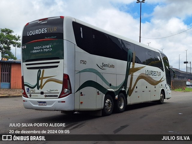 Lourdes Tur 1750 na cidade de Porto Alegre, Rio Grande do Sul, Brasil, por JULIO SILVA. Número da foto: #12661977.