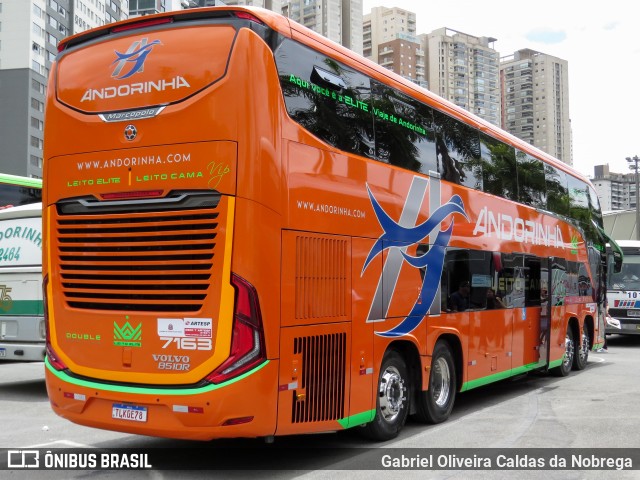 Empresa de Transportes Andorinha 7163 na cidade de Barueri, São Paulo, Brasil, por Gabriel Oliveira Caldas da Nobrega. Número da foto: #12660151.