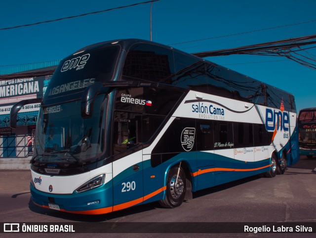 Pullman Eme Bus 290 na cidade de Estación Central, Santiago, Metropolitana de Santiago, Chile, por Rogelio Labra Silva. Número da foto: #12661165.