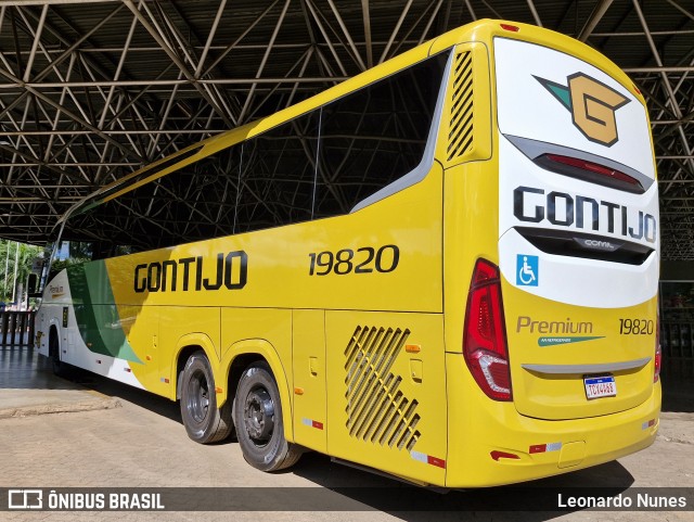 Empresa Gontijo de Transportes 19820 na cidade de Patos de Minas, Minas Gerais, Brasil, por Leonardo Nunes. Número da foto: #12662259.