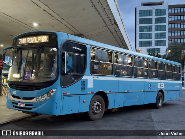 Taguatur - Taguatinga Transporte e Turismo 06933 na cidade de Brasília, Distrito Federal, Brasil, por João Victor. Número da foto: #12661142.