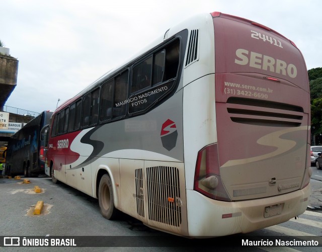 Viação Serro 24411 na cidade de Belo Horizonte, Minas Gerais, Brasil, por Maurício Nascimento. Número da foto: #12662234.