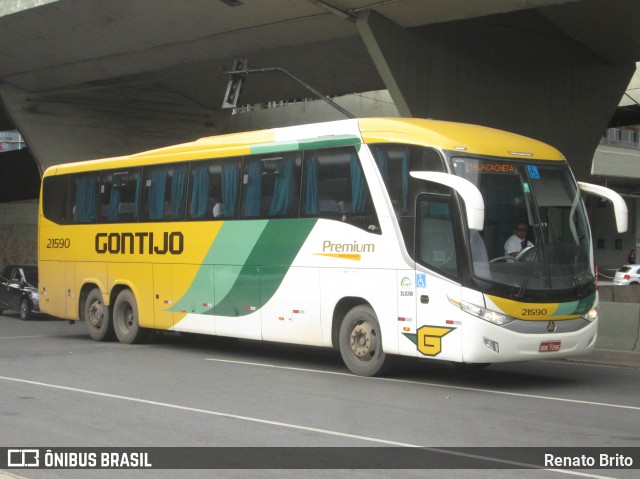 Empresa Gontijo de Transportes 21590 na cidade de Belo Horizonte, Minas Gerais, Brasil, por Renato Brito. Número da foto: #12661307.