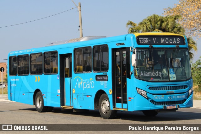 Viação Nossa Senhora do Amparo RJ 186.068 na cidade de Niterói, Rio de Janeiro, Brasil, por Paulo Henrique Pereira Borges. Número da foto: #12661799.