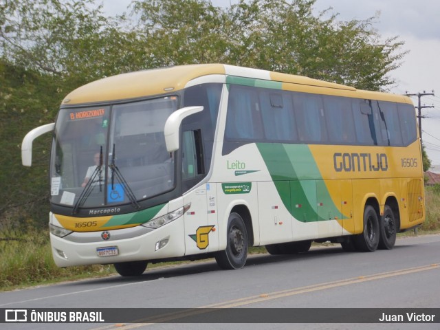 Empresa Gontijo de Transportes 16505 na cidade de Eunápolis, Bahia, Brasil, por Juan Victor. Número da foto: #12659621.