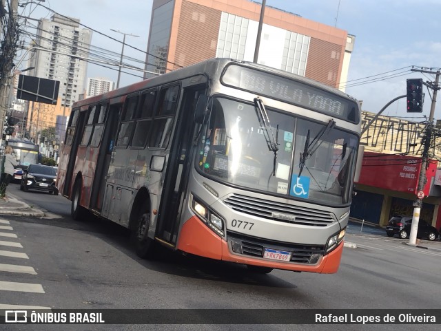 Viação Osasco 0777 na cidade de Osasco, São Paulo, Brasil, por Rafael Lopes de Oliveira. Número da foto: #12661025.